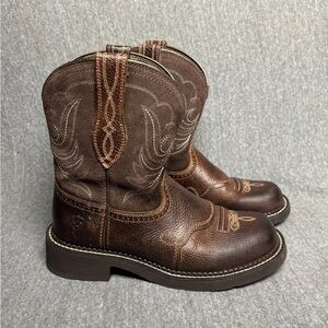 Ariat Women’s Fatbaby Heritage Dapper Western Boot Size 8.5B In Copper Kettle